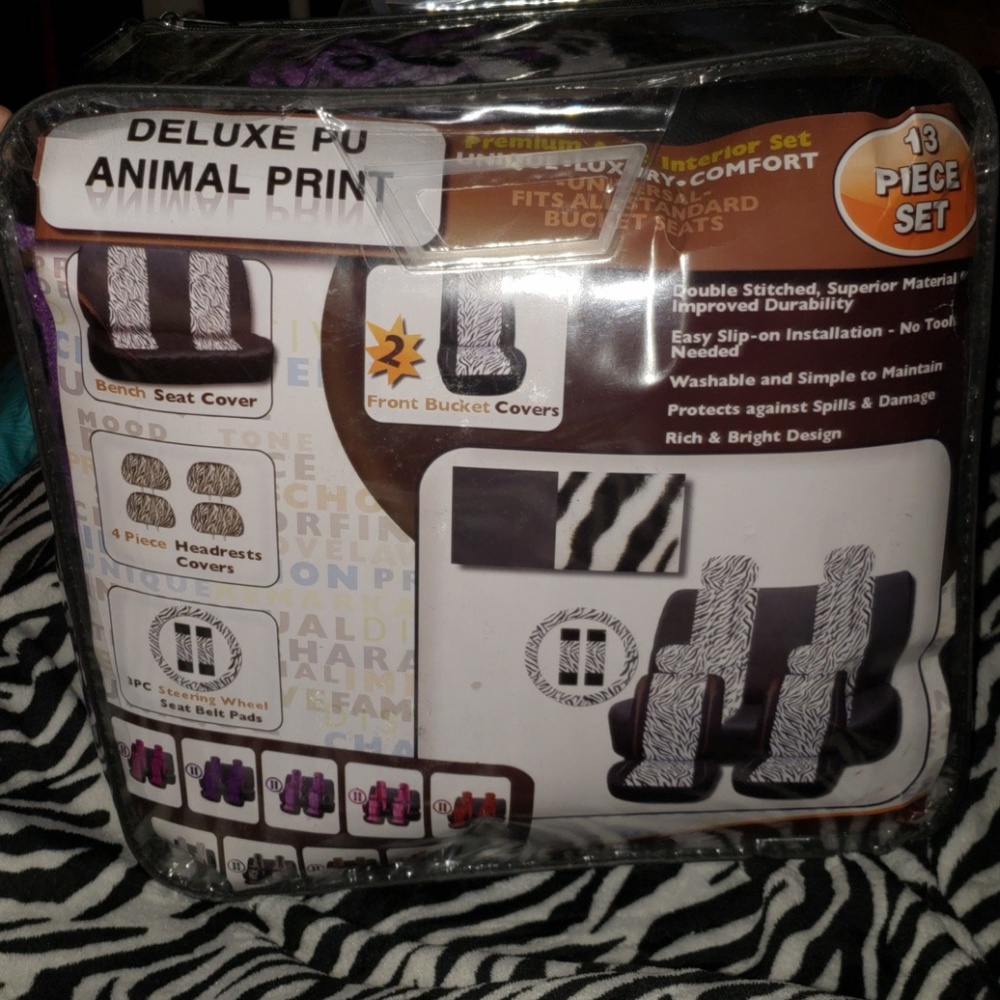 Deluxe Animal print 13 piece set